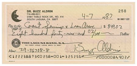 Lot #210 Astronaut Checks - Image 1