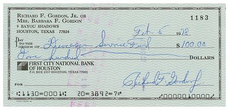 Lot #210 Astronaut Checks - Image 2