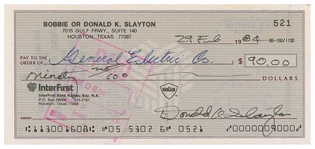 Lot #210 Astronaut Checks - Image 4