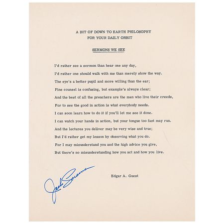 Lot #524 Jack Lousma - Image 1