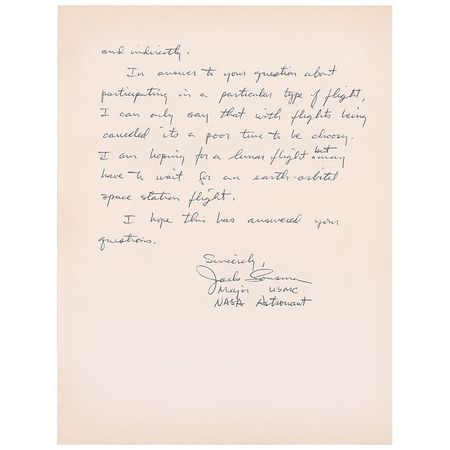 Lot #524 Jack Lousma - Image 4