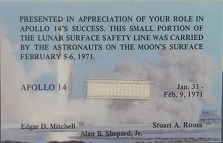 Lot #426 Apollo 14 - Image 1