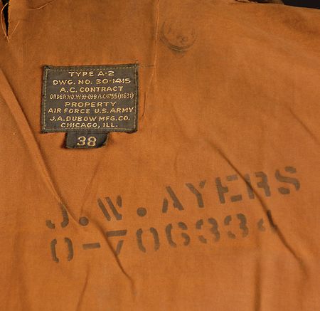 Lot #41 A-2 Fourth Fighter Group: Ayers, James W. - Image 4