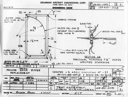 Lot #226 Lunar Module Cleanliness Tent - Image 4