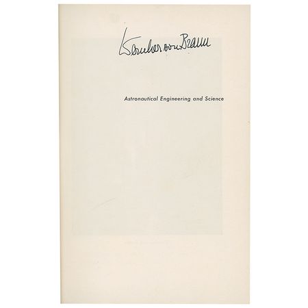Lot #52 Wernher von Braun
