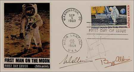 Lot #308 Apollo 11 and Charles Lindbergh - Image 2
