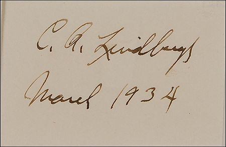 Lot #308 Apollo 11 and Charles Lindbergh - Image 3