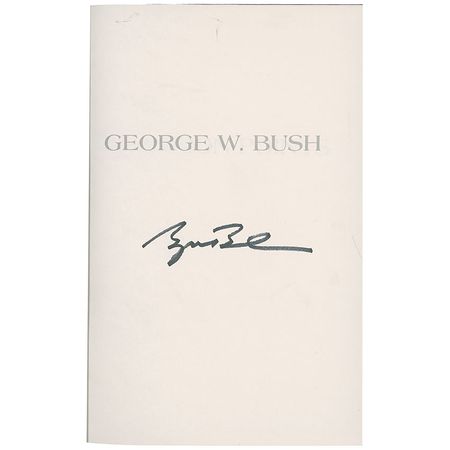 Lot #13 George W. Bush Book