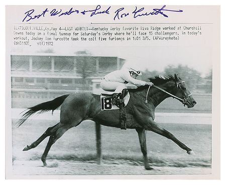 Lot #1445 Horse Racing: Ron Turcotte Signed Photographs - Image 1