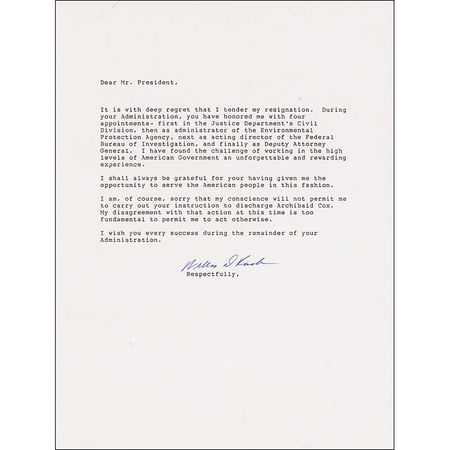 Lot #379 Watergate Souvenir Typed Letter Signeds - Image 2