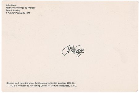 Lot #856 John Cage - Image 2