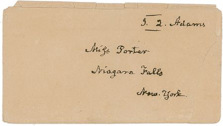 Lot #4 John Quincy Adams Free Frank