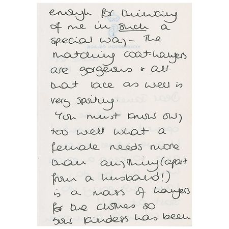 Lot #220 Diana: ?You must know all too well what a female needs more that anything (apart from a husband!)? - Image 2
