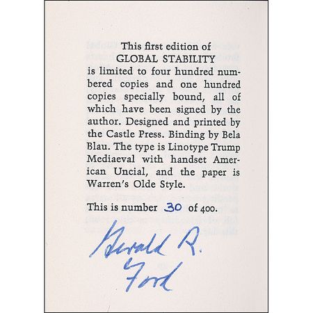 Lot #43 Gerald Ford Book - Image 2
