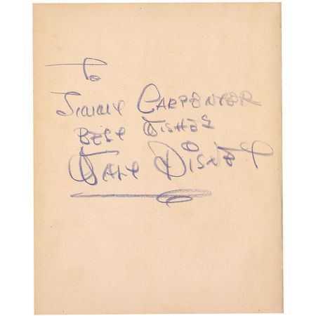 Lot #725 Walt Disney: Disney inscribes a copy of his beloved Bambi - Image 1