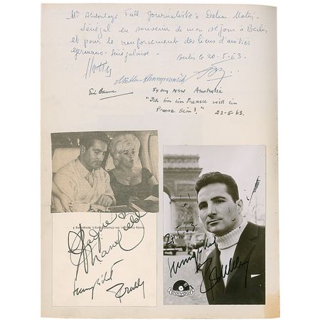 Lot #163 Autograph Book Autograph Album - Image 1