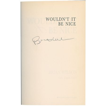 Lot #810 Beach Boys: Brian Wilson Book - Image 1