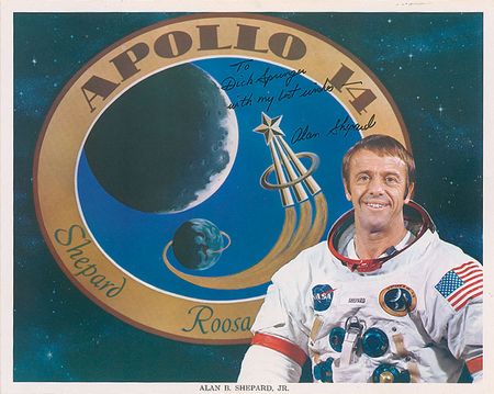 Lot #499 Apollo 14: Shepard and Mitchell Signed Photographs - Image 2