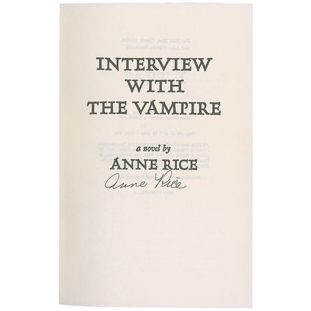 Lot #670 Anne Rice - Image 1