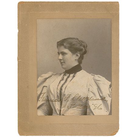 Lot #20 Frances Cleveland Signed Photograph