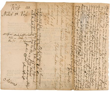 Lot #3 John Adams Signed Document - Image 2