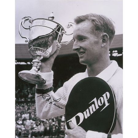 Lot #1689 Rod Laver and Roy Emerson Signed Photographs - Image 1