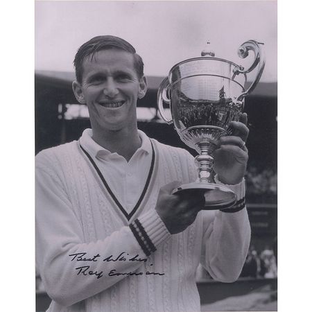 Lot #1689 Rod Laver and Roy Emerson Signed Photographs - Image 2