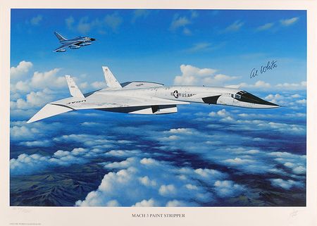 Lot #561 Al White Model and Lithograph - Image 2