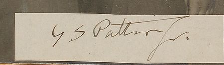 Lot #455 George S. Patton Signature - Image 1