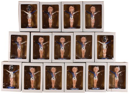 Lot #1724 Dominique Moceanu Bobbleheads - Image 3
