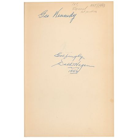 Lot #1657 Walter Hagen Book - Image 1