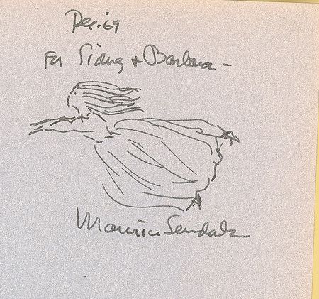 Lot #683 Maurice Sendak: A wonderful sketch of the Light Princess - Image 1