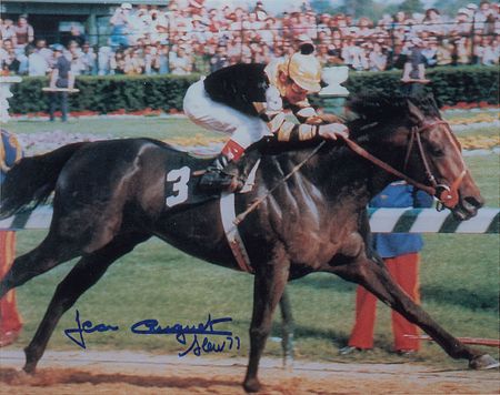 Lot #1665 Horse Racing: Jean Cruguet Signed Photographs - Image 1