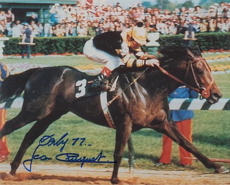 Lot #1665 Horse Racing: Jean Cruguet Signed Photographs - Image 2