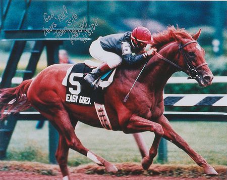 Lot #1667 Horse Racing: Pat Day Signed Photographs - Image 1
