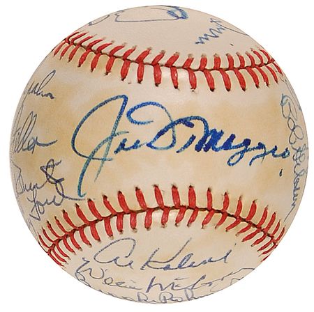 Lot #1576 Baseball Hall of Famers Baseball - Image 3