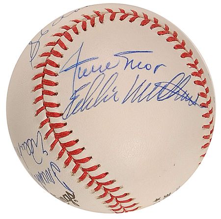 Lot #1578 Baseball: 500 Home Run Club Baseball - Image 1