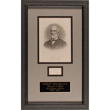 Lot #434 Robert E. Lee Signature - Image 1