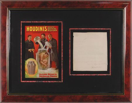 Lot #1347 Harry Houdini: Houdini uses a little magic to ingeniously expose a swindling medium - Image 1