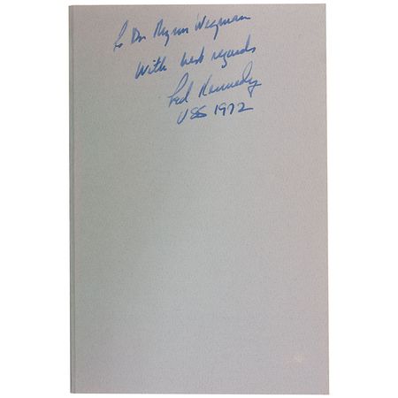 Lot #289 Ted Kennedy Book - Image 1