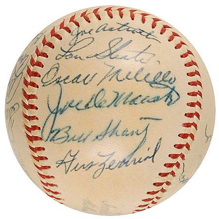 Lot #1680 Kansas City Athletics Baseball - Image 2