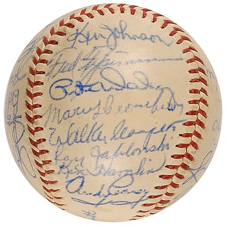 Lot #1681 Kansas City Athletics Baseball - Image 1