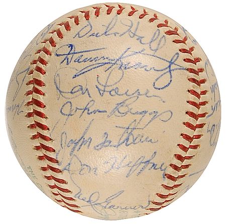 Lot #1681 Kansas City Athletics Baseball - Image 2