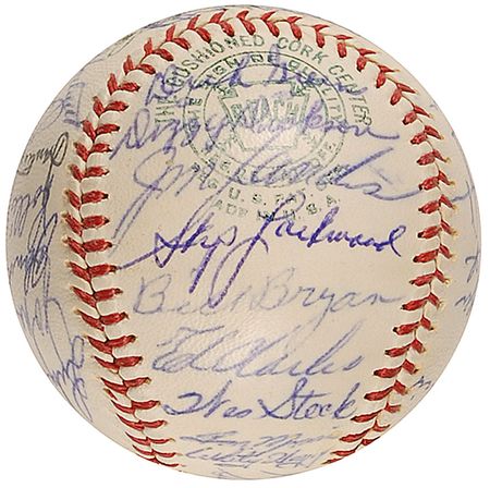 Lot #1682 Kansas City Athletics Baseball - Image 1