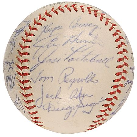 Lot #1682 Kansas City Athletics Baseball - Image 2