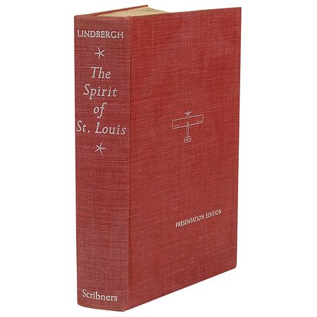 Lot #534 Charles Lindbergh: Presentation edition of The Spirit of St. Louis - Image 2