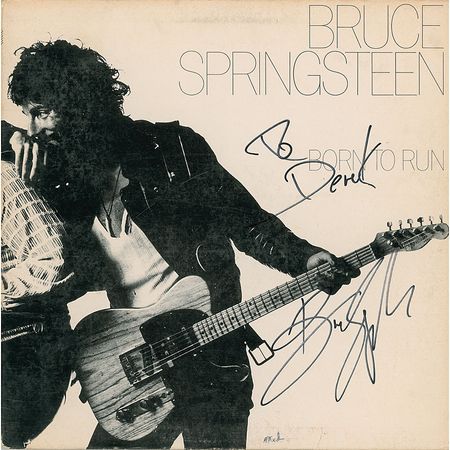 Lot #1097 Bruce Springsteen and Clarence Clemons: ‘The Boss’ signs his breakthrough album - Image 1