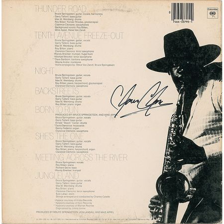 Lot #1097 Bruce Springsteen and Clarence Clemons: ‘The Boss’ signs his breakthrough album - Image 2