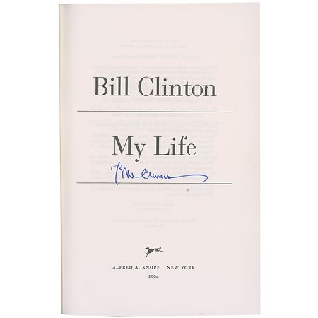 Lot #26 Bill Clinton Book