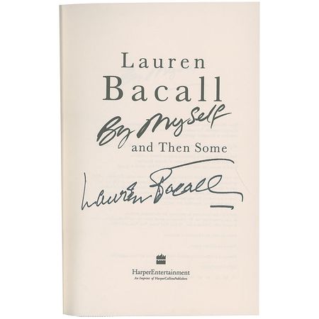 Lot #1170 Lauren Bacall - Image 1
